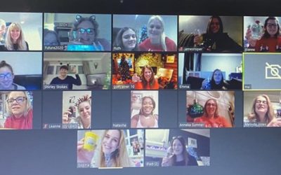 Christmas party via Zoom!